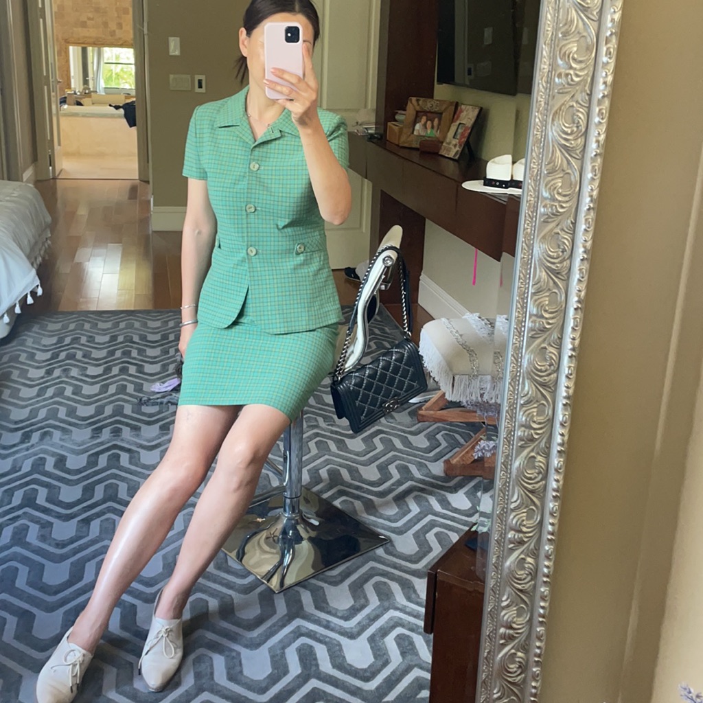 Vintage Starmin Fashion Style Blazer Set With Skirt
